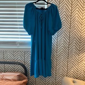 BNWT Teal Flowy Tunic